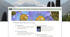 Desktop Screenshot of floraofnepal.org